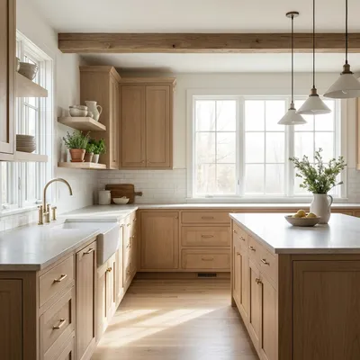 Kitchen - Shaker - White Oak
