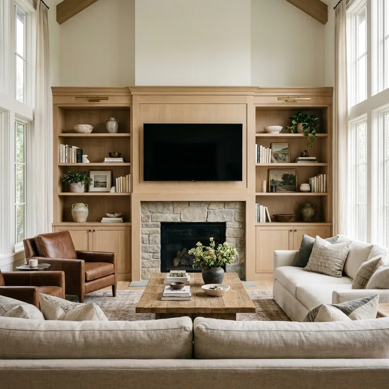 Custom Built-In Entertainment Center