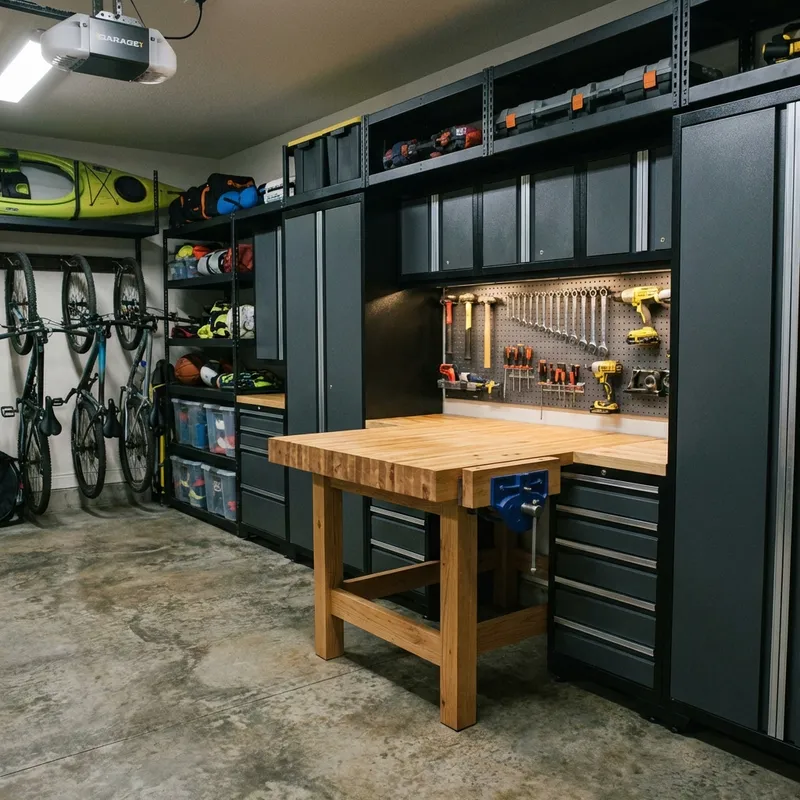 Custom Garage Storage Cabinets