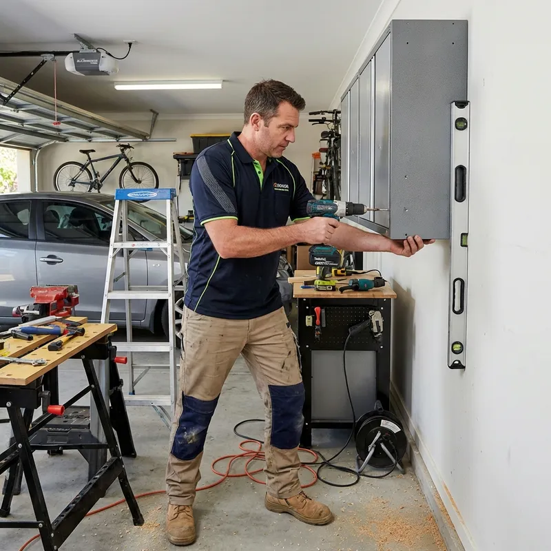 Professional Garage Cabinet Installation Process